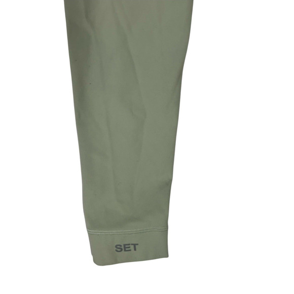 Set Active Los Angeles Women's Green Leggings Yoga Pants Size Small Sportbody - Picture 4 of 6